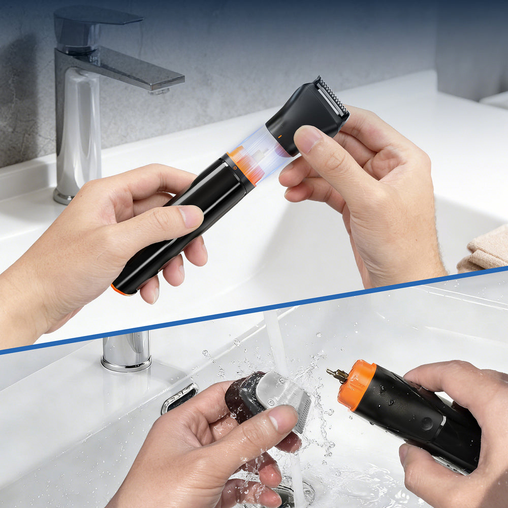 MAXGROOM JK-666 6-in-1 trimmer for beard, hair, body, nose and ears IPX6 - black_10