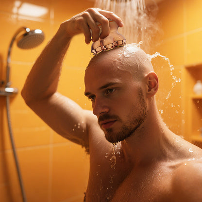 MAXGROOM JK-1688 Electric Shaver for Head and Beard - Gold_6