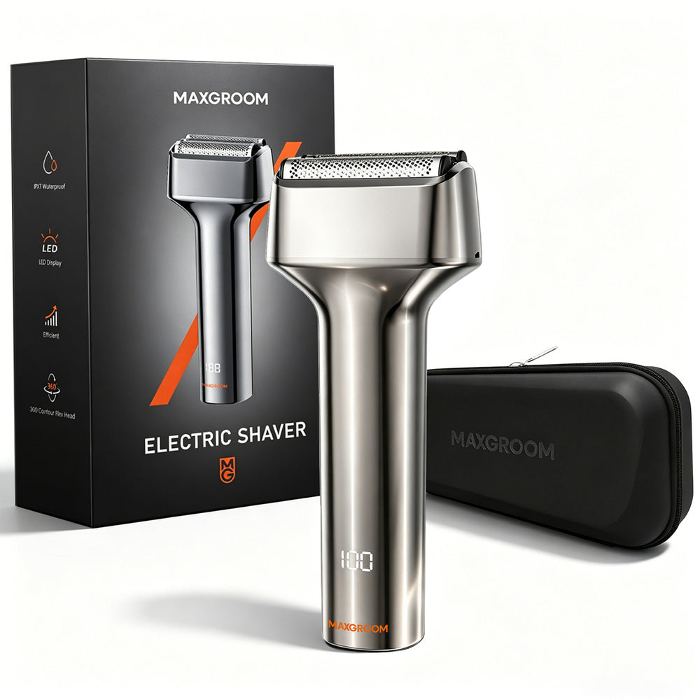 MAXGROOM WF-2037D foil electric shaver IPX7 - silver_0