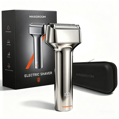 MAXGROOM WF-2037D foil electric shaver IPX7 - silver_1