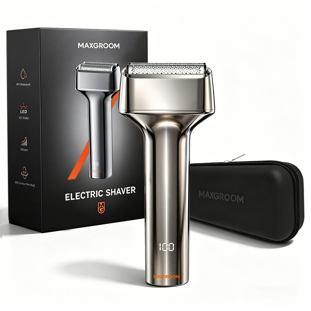 MAXGROOM WF-2037D foil electric shaver IPX7 - silver_2