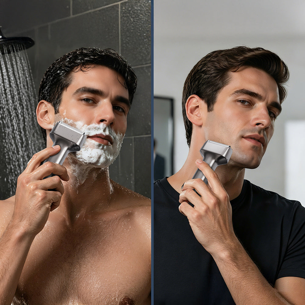 MAXGROOM WF-2037D foil electric shaver IPX7 - silver_3