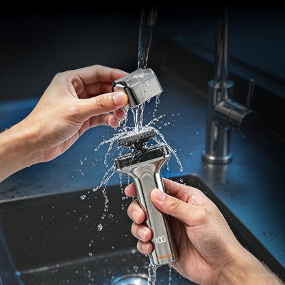 MAXGROOM WF-2037D foil electric shaver IPX7 - silver_4