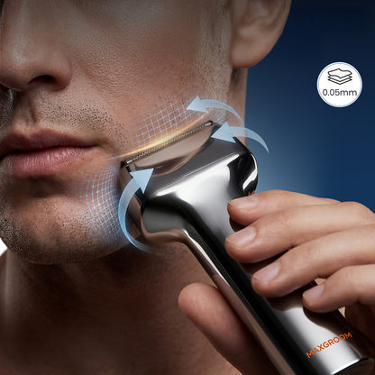 MAXGROOM WF-2037D foil electric shaver IPX7 - silver_8