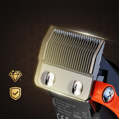 MAXGROOM WF-3908 multifunctional hair clipper with trimmer - black_5