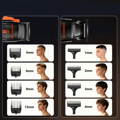 MAXGROOM WF-3908 multifunctional hair clipper with trimmer - black_7
