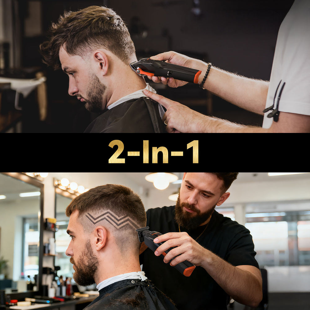 MAXGROOM WF-3908 multifunctional hair clipper with trimmer - black_8