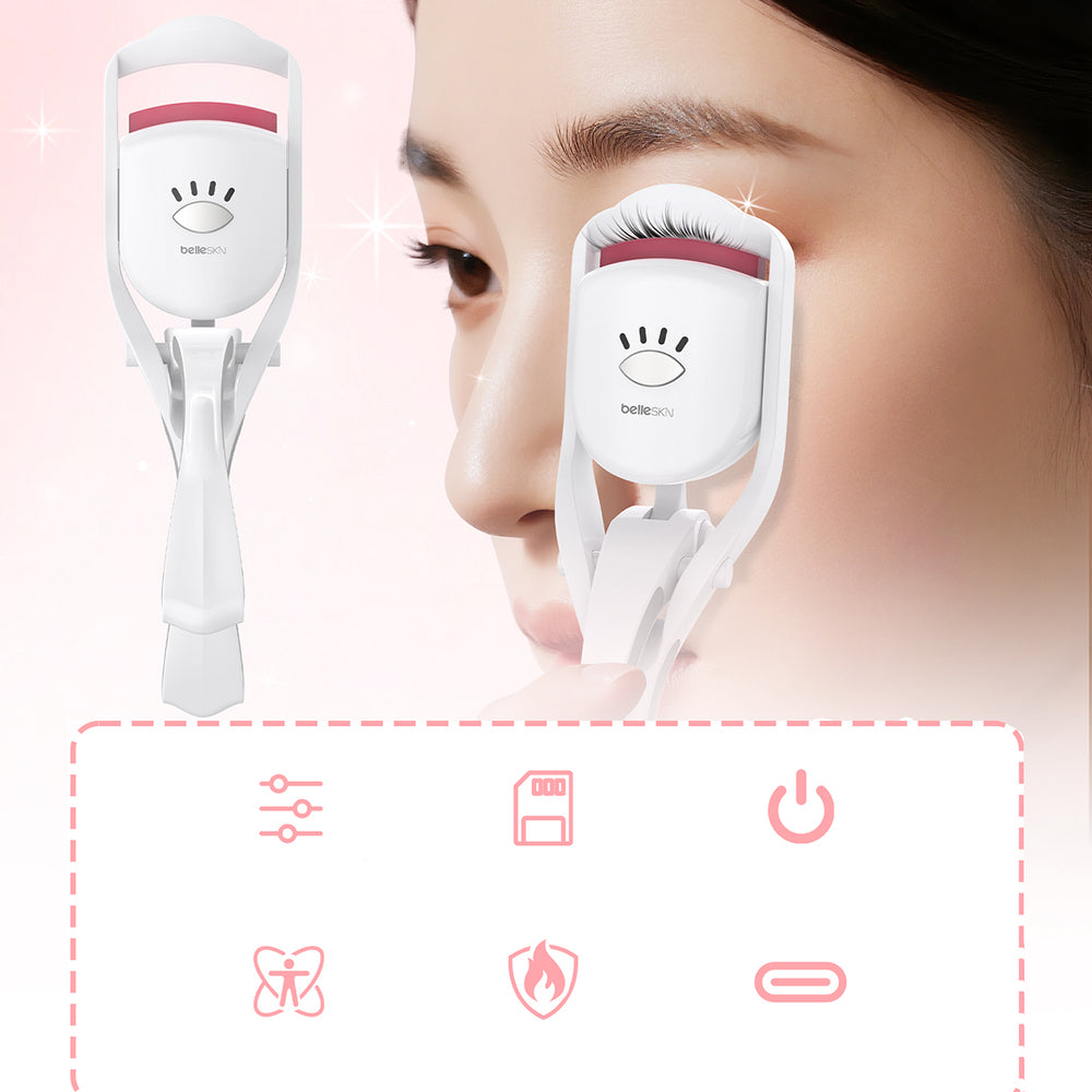 Belleskin by MAXGROOM BM2310 Heated Eyelash Curler - White_3