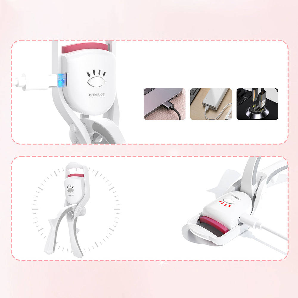 Belleskin by MAXGROOM BM2310 Heated Eyelash Curler - White_6
