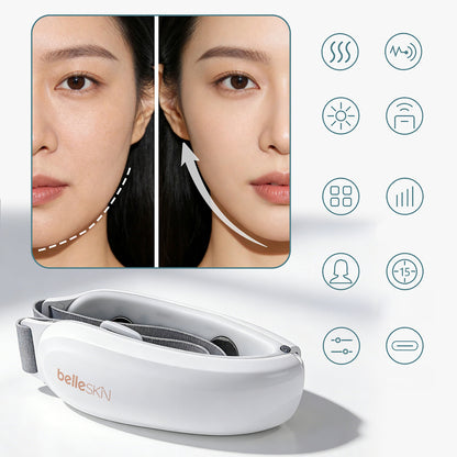 Belleskin by MAXGROOM M-170 EMS LED Face and Chin Massager - White_1