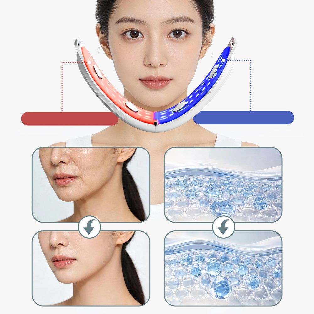 Belleskin by MAXGROOM M-170 EMS LED Face and Chin Massager - White_4