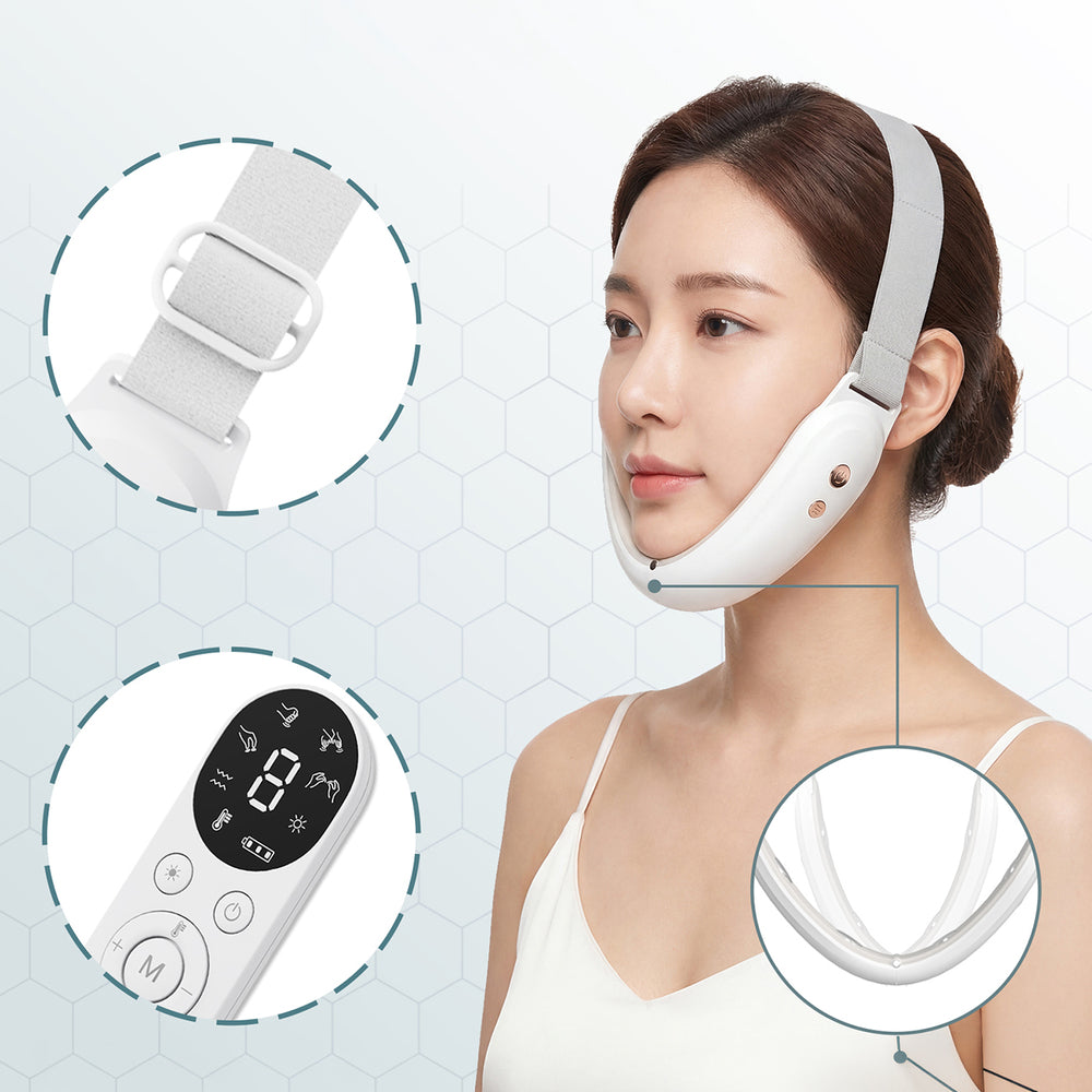 Belleskin by MAXGROOM M-170 EMS LED Face and Chin Massager - White_5