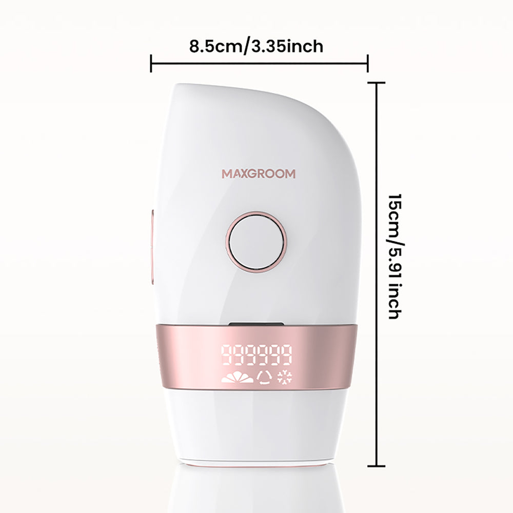 MAXGROOM JD-TM003 IPL epilator for hair removal - white and pink_1
