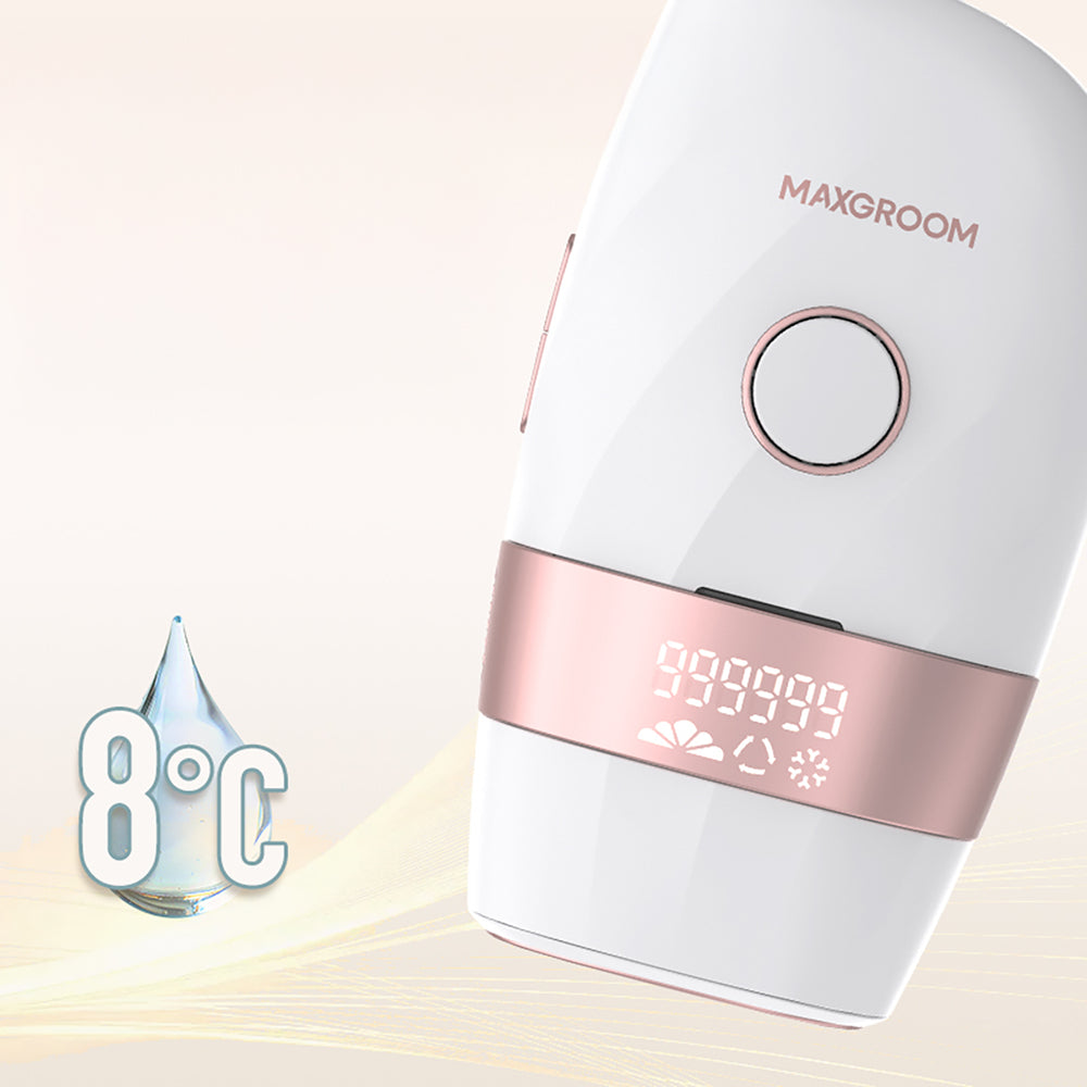 MAXGROOM JD-TM003 IPL epilator for hair removal - white and pink_4