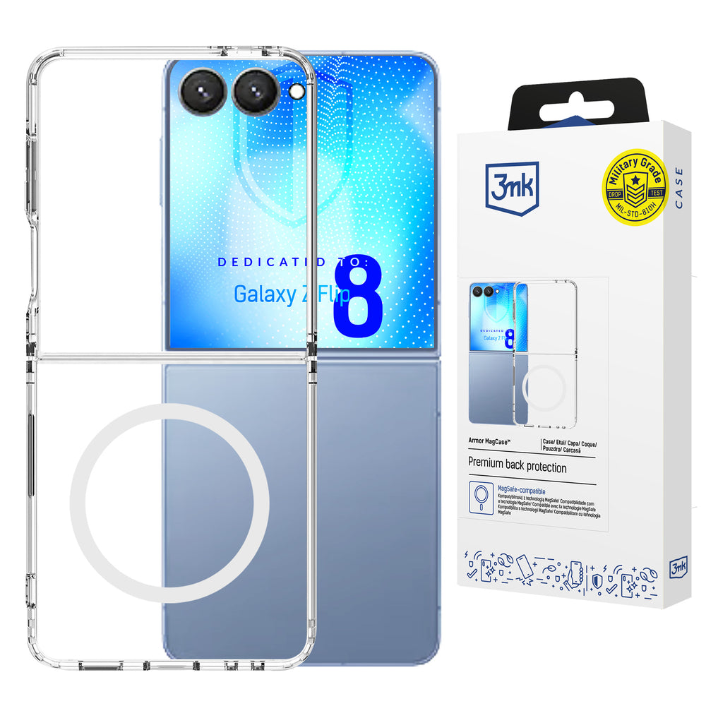 Etui 3mk Armor Magcase na Samsung Galaxy Z Flip 8 - przezroczyste_0
