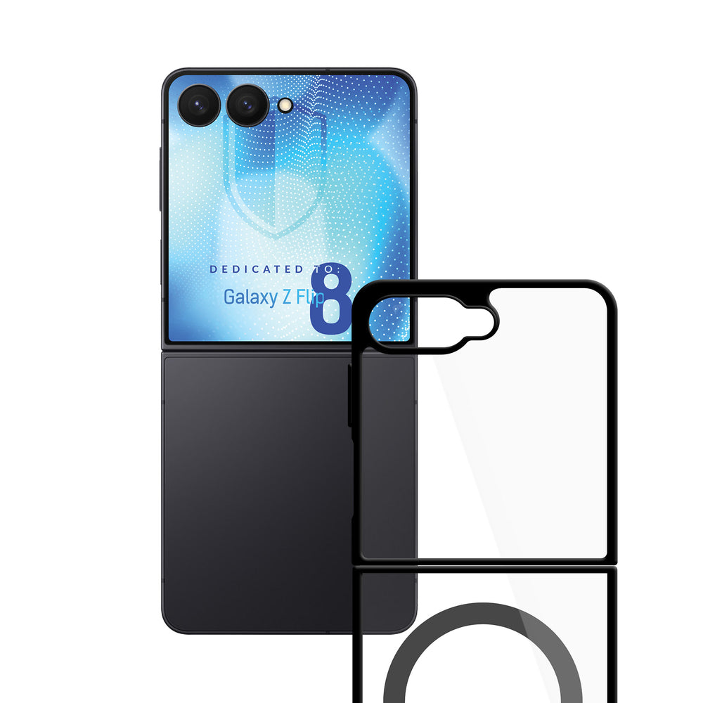 3mk Satin Armor Case+ Flip for Samsung Galaxy Z Flip 8 - transparent_9