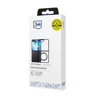 3mk Satin Armor Case+ Flip for Samsung Galaxy Z Flip 8 - transparent_2