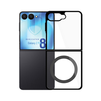 3mk Satin Armor Case+ Flip for Samsung Galaxy Z Flip 8 - transparent_6