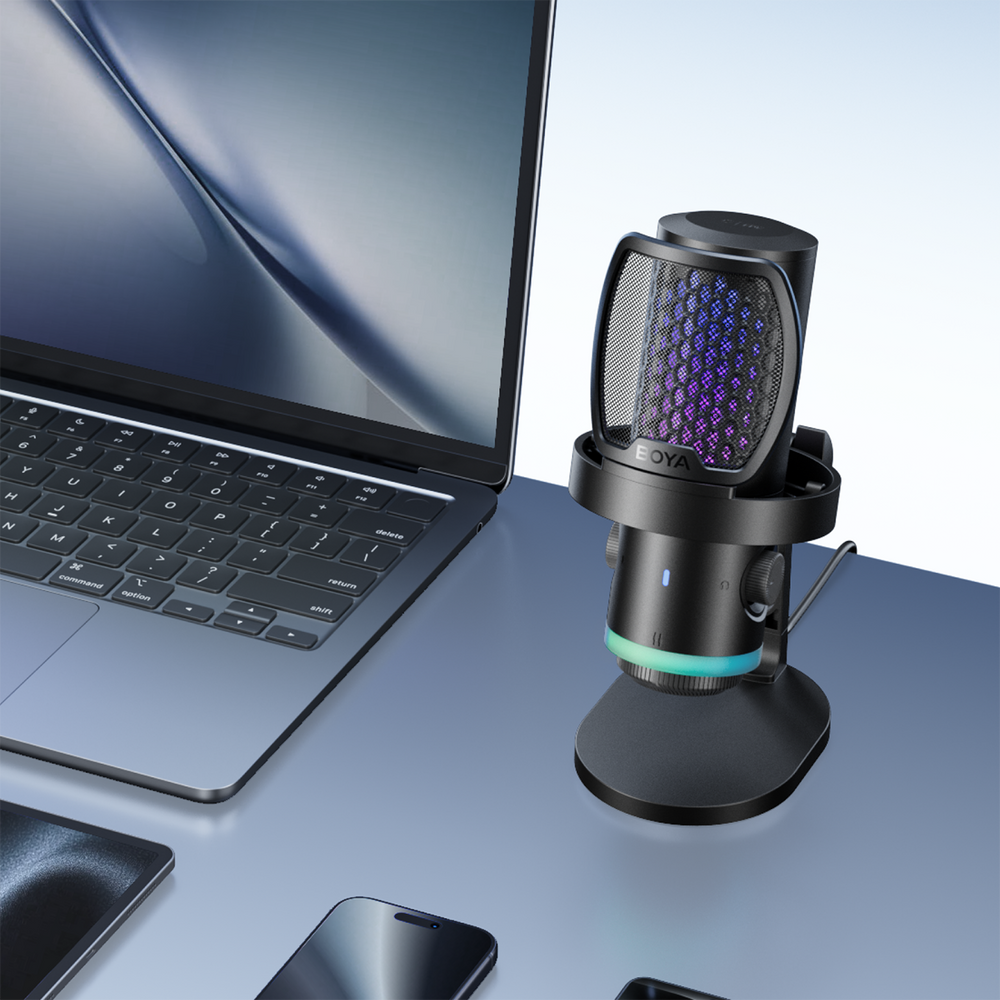 BOYA CastMic G40 Wired USB-C Gaming Microphone - Black_9
