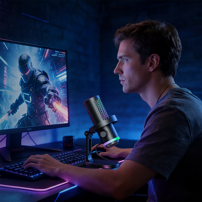 BOYA CastMic G40 Wired USB-C Gaming Microphone - Black_10