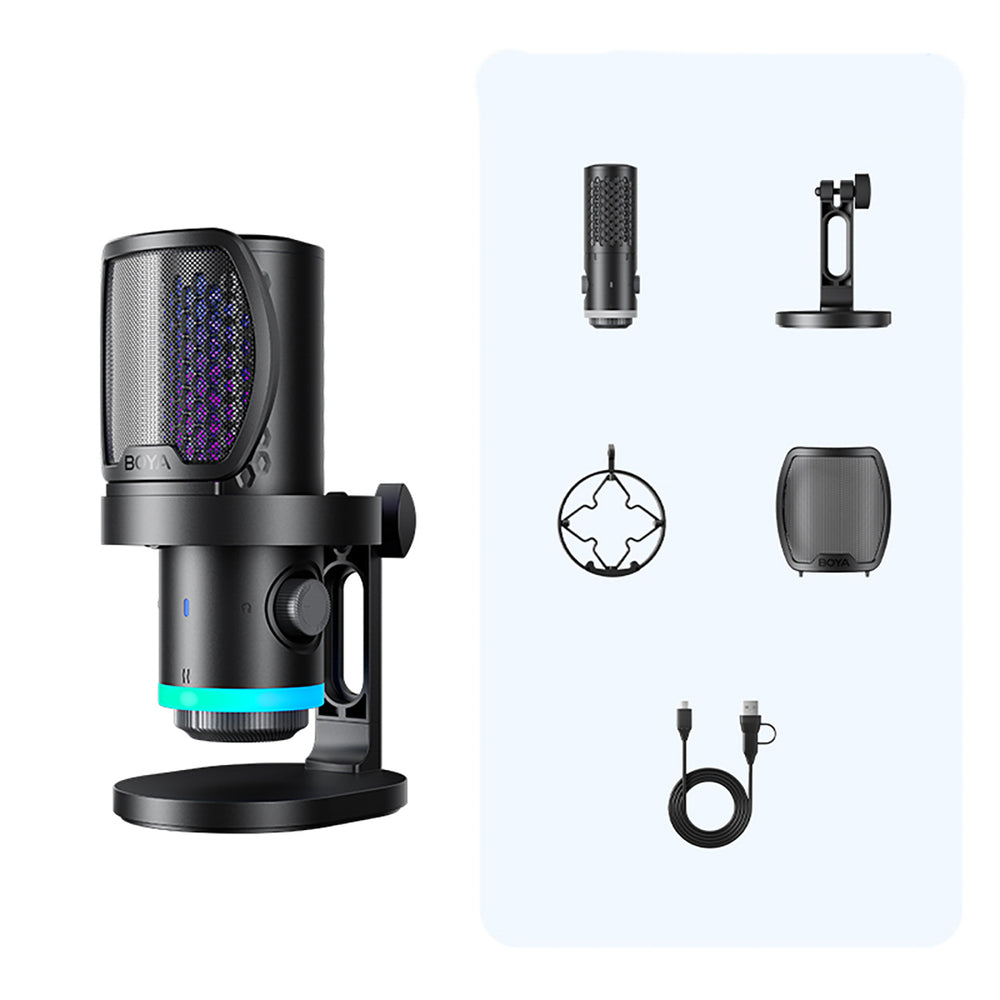 BOYA CastMic G40 Wired USB-C Gaming Microphone - Black_5