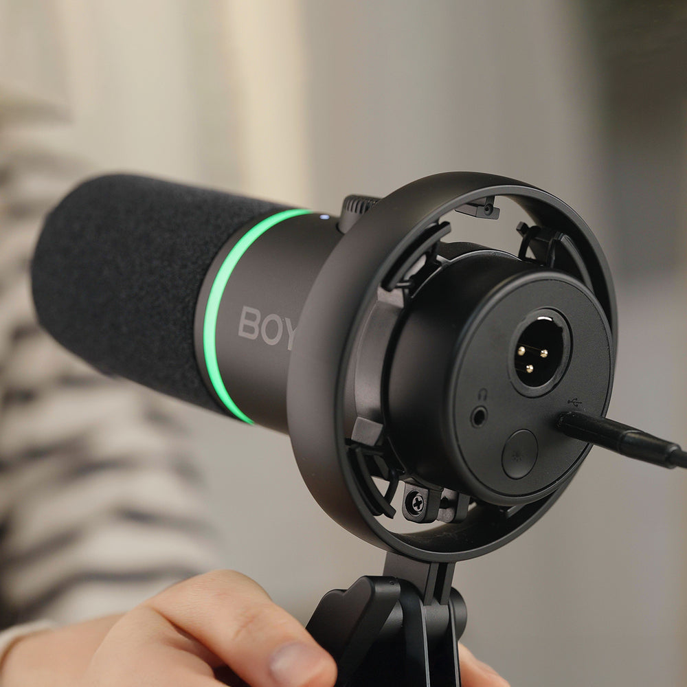 BOYA CastMic S60 Wired Dynamic Gaming Microphone USB XLR - Black_8