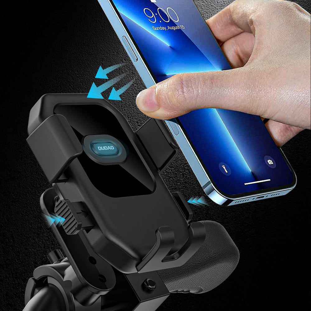 Dudao F7 holder for bike, motorcycle, scooter - black_3