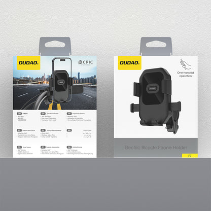 Dudao F7 holder for bike, motorcycle, scooter - black_5