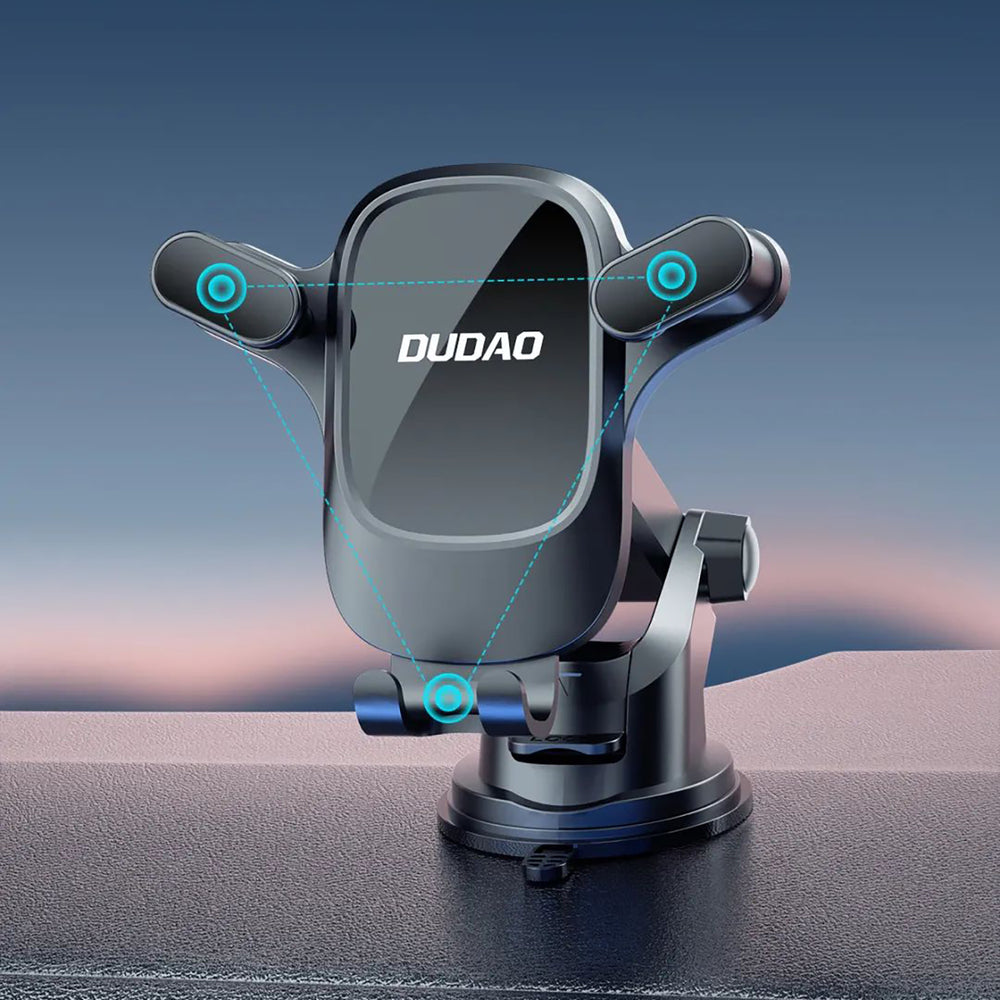 Dudao F5PRO+ Car Holder with Suction Cup - Black_3