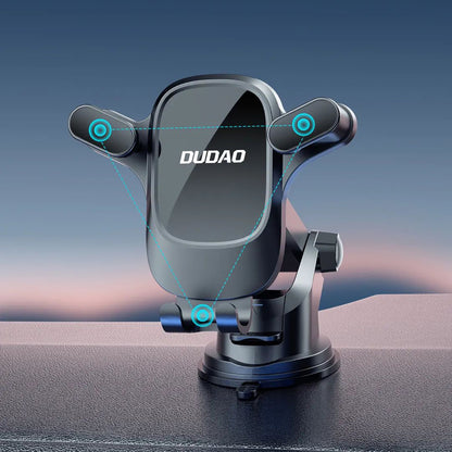 Dudao F5PRO+ Car Holder with Suction Cup - Black_3