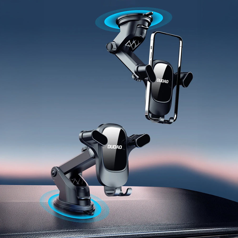 Dudao F5PRO+ Car Holder with Suction Cup - Black_4