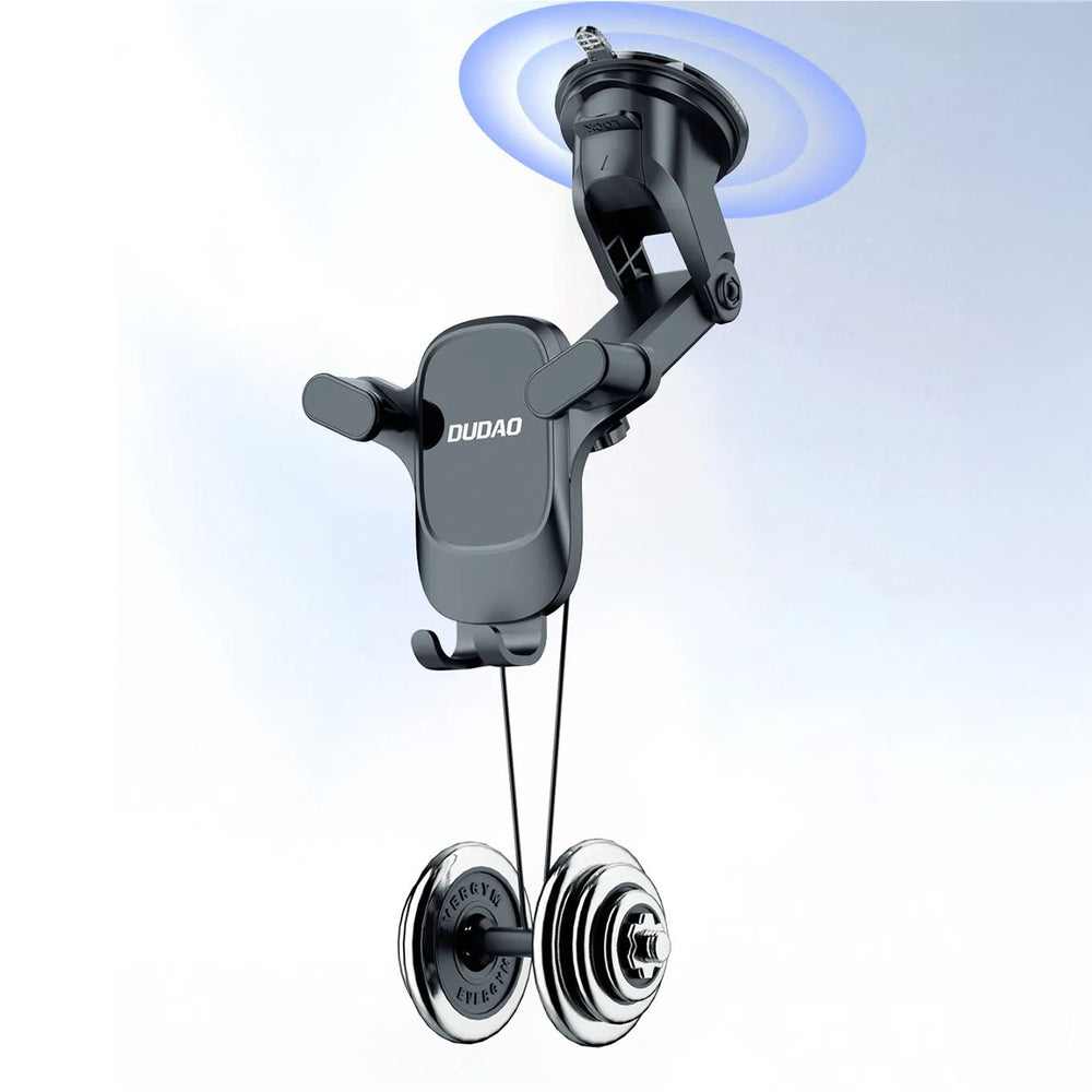 Dudao F5PRO+ Car Holder with Suction Cup - Black_5