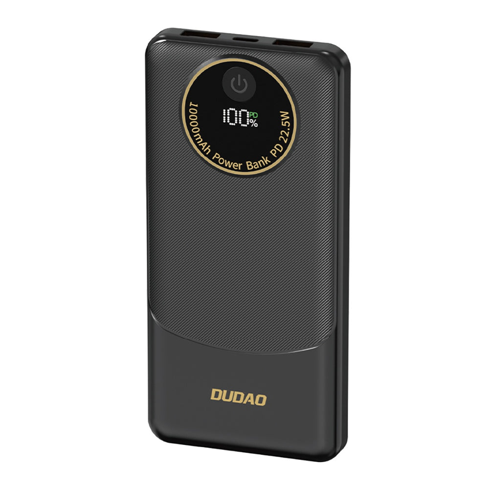 Dudao K12 Power Bank 10000mAh PD 22.5W USB-A USB-C – Black_0