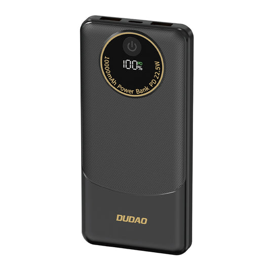 Dudao K12 Power Bank 10000mAh PD 22.5W USB-A USB-C – Black_0