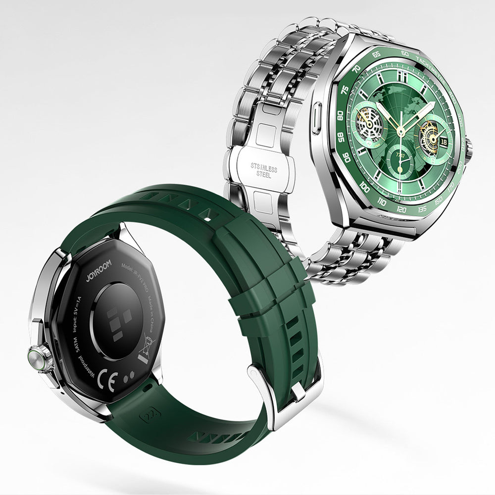 Joyroom Venture Series JR-FV2 Pro AMOLED 1.43" 5 ATM Smartwatch with Call Function - Silver_8