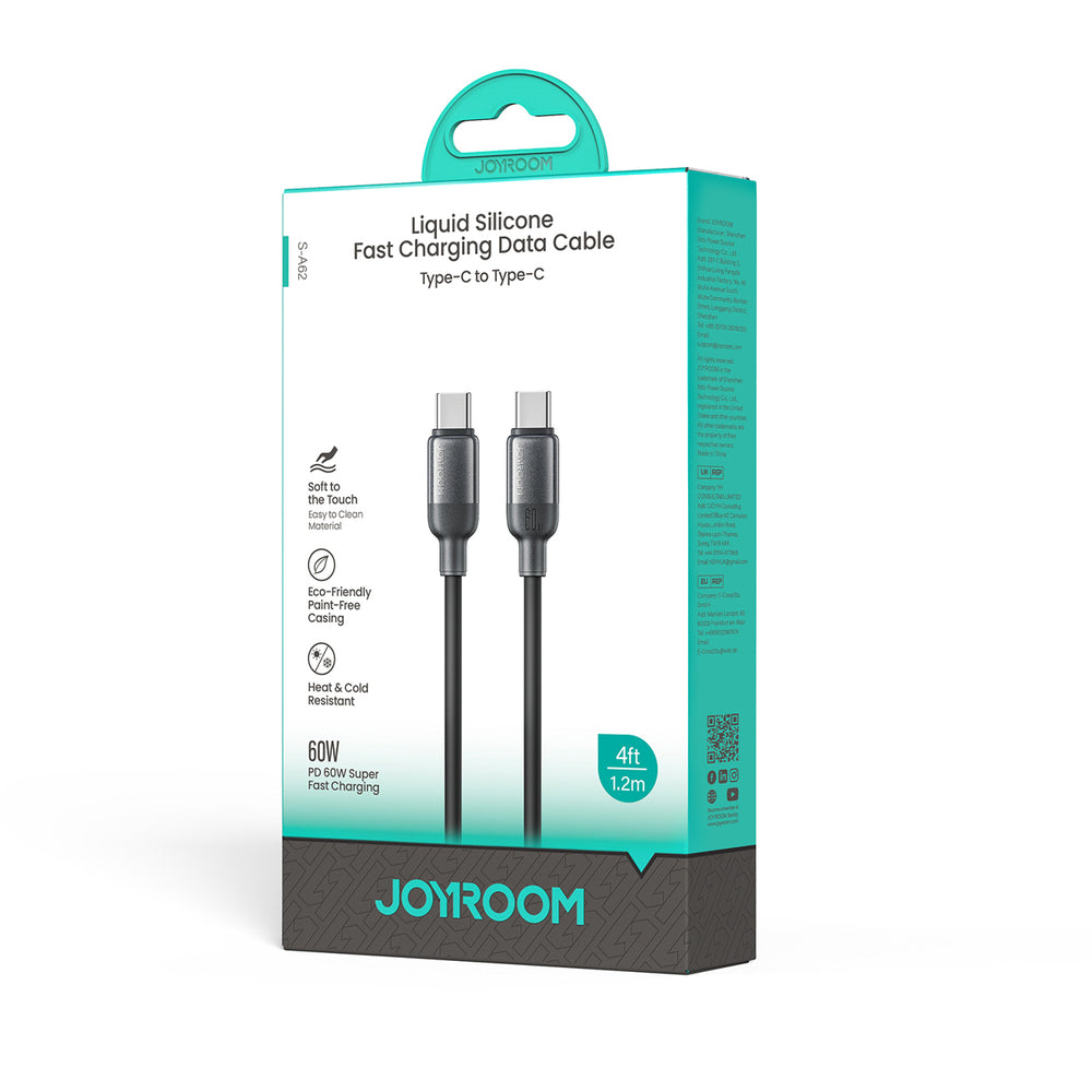 Joyroom S-A62 Lively Series 60W USB-C - USB-C cable 1.2 m - black_1