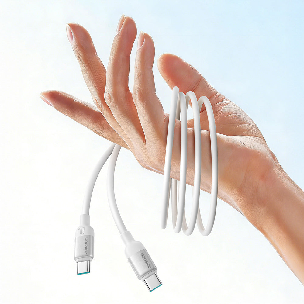 Joyroom S-A62 Lively Series 60W USB-C - USB-C Cable 1.2m - White_4
