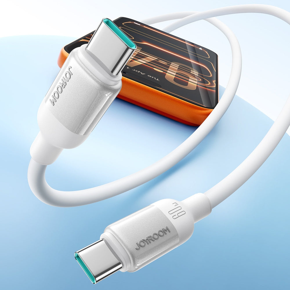 Joyroom S-A62 Lively Series 60W USB-C - USB-C Cable 1.2m - White_5