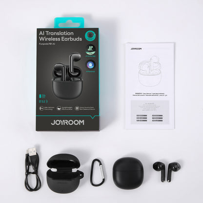 Joyroom JR-FB1 Funpods Bluetooth 6.0 In-Ear TWS Wireless Headphones with AI Functions - Black_7
