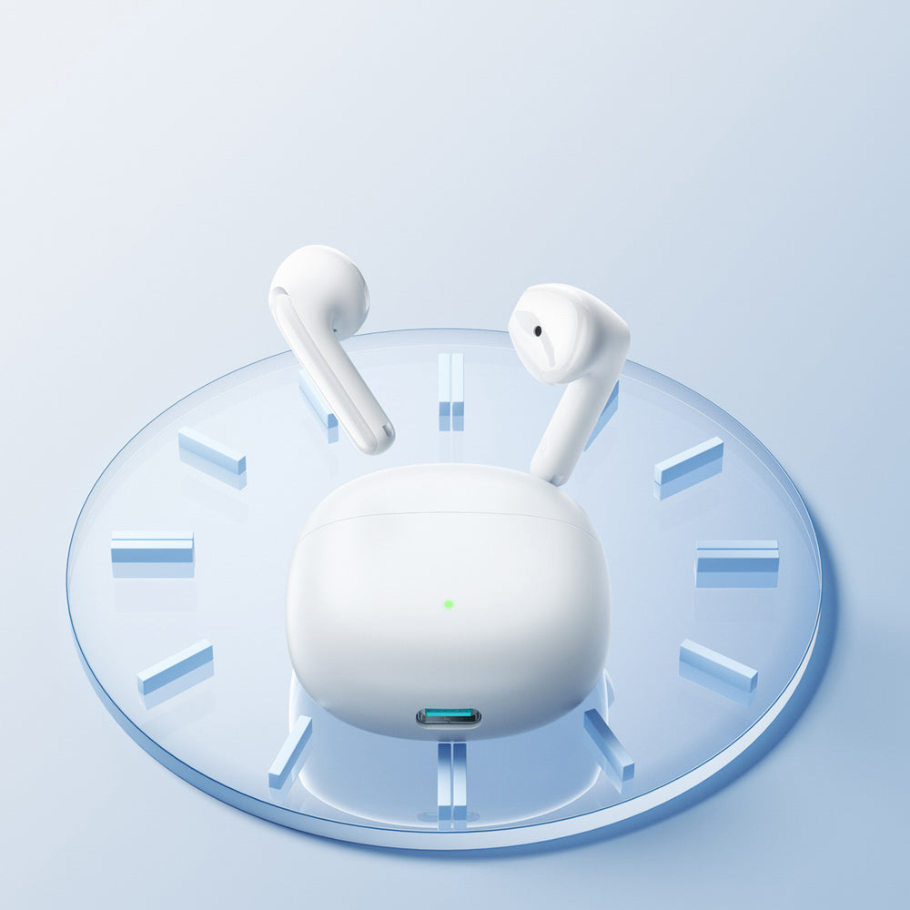 Joyroom JR-FB1 Funpods Bluetooth 6.0 In-Ear TWS Wireless Headphones with AI Functions - White_10