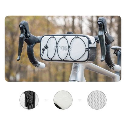 Rockbros TL001 ROAD TO SKY 1.9L Waterproof Handlebar Bike Bag - White_1