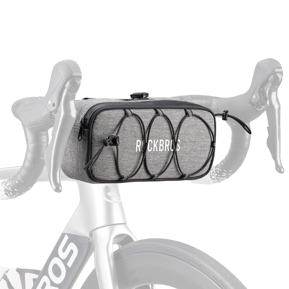 Rockbros TL001 ROAD TO SKY 1.9L Waterproof Handlebar Bike Bag - Gray_0