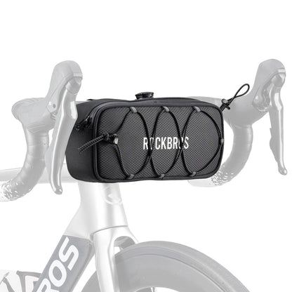 Rockbros TL001 ROAD TO SKY 1.9L Waterproof Handlebar Bike Bag - Black_0