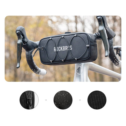 Rockbros TL001 ROAD TO SKY 1.9L Waterproof Handlebar Bike Bag - Black_5