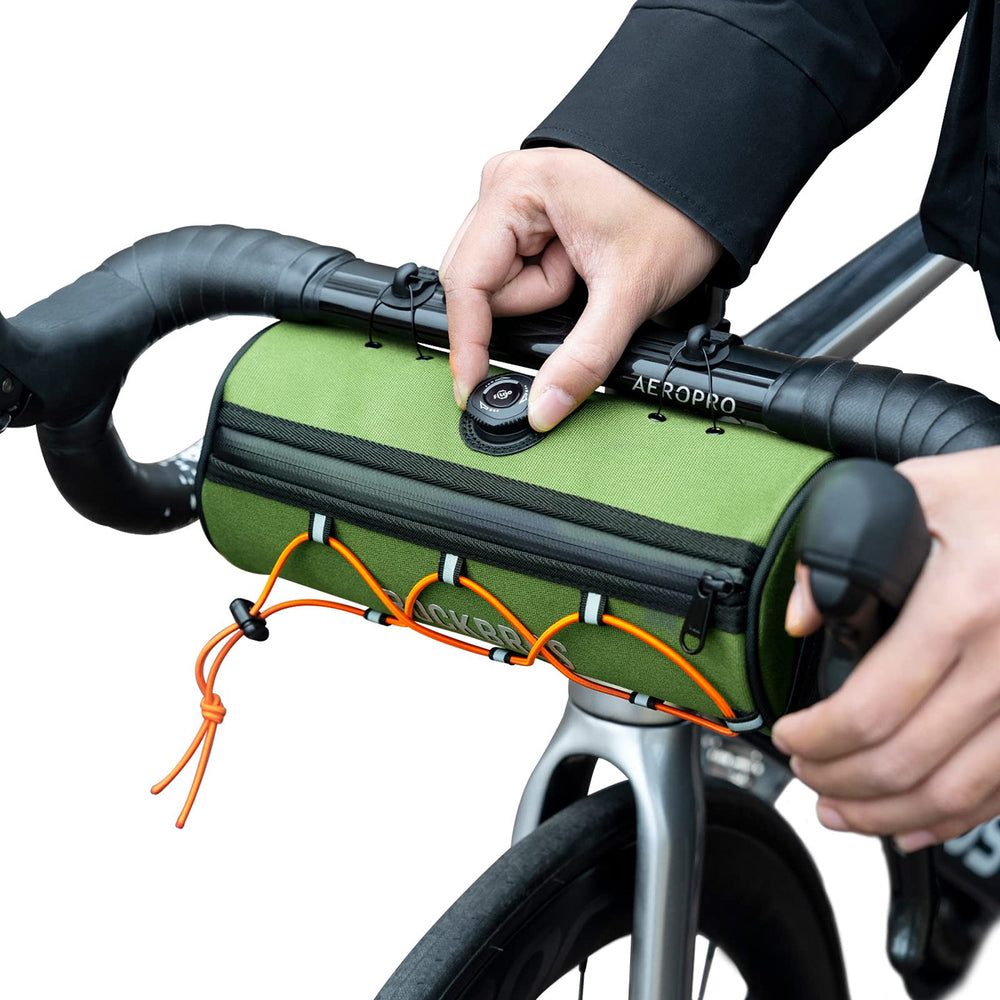Rockbros TL002 ROAD TO SKY 1.5L Handlebar Bike Bag Waterproof - Green_6