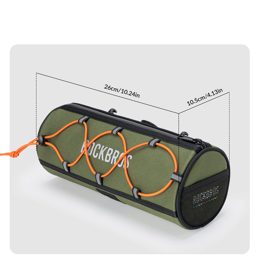 Rockbros TL002 ROAD TO SKY 1.5L Handlebar Bike Bag Waterproof - Green_7