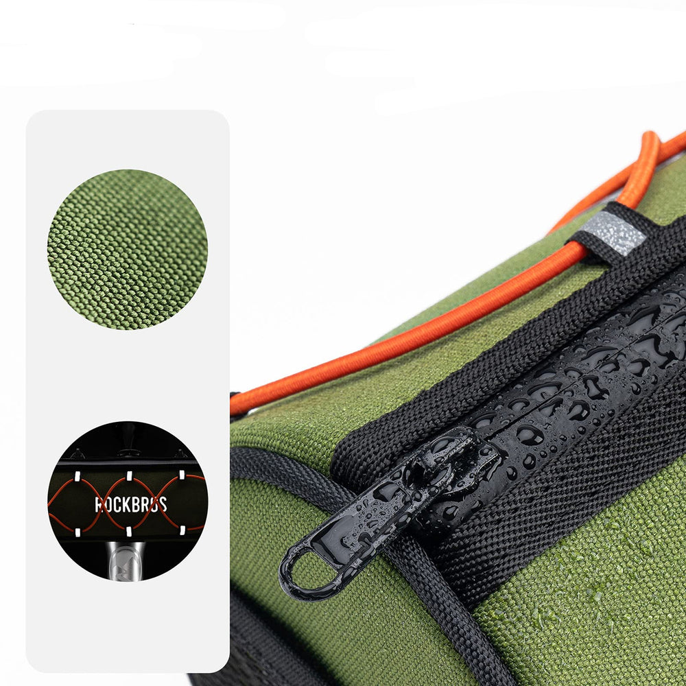 Rockbros TL002 ROAD TO SKY 1.5L Handlebar Bike Bag Waterproof - Green_8