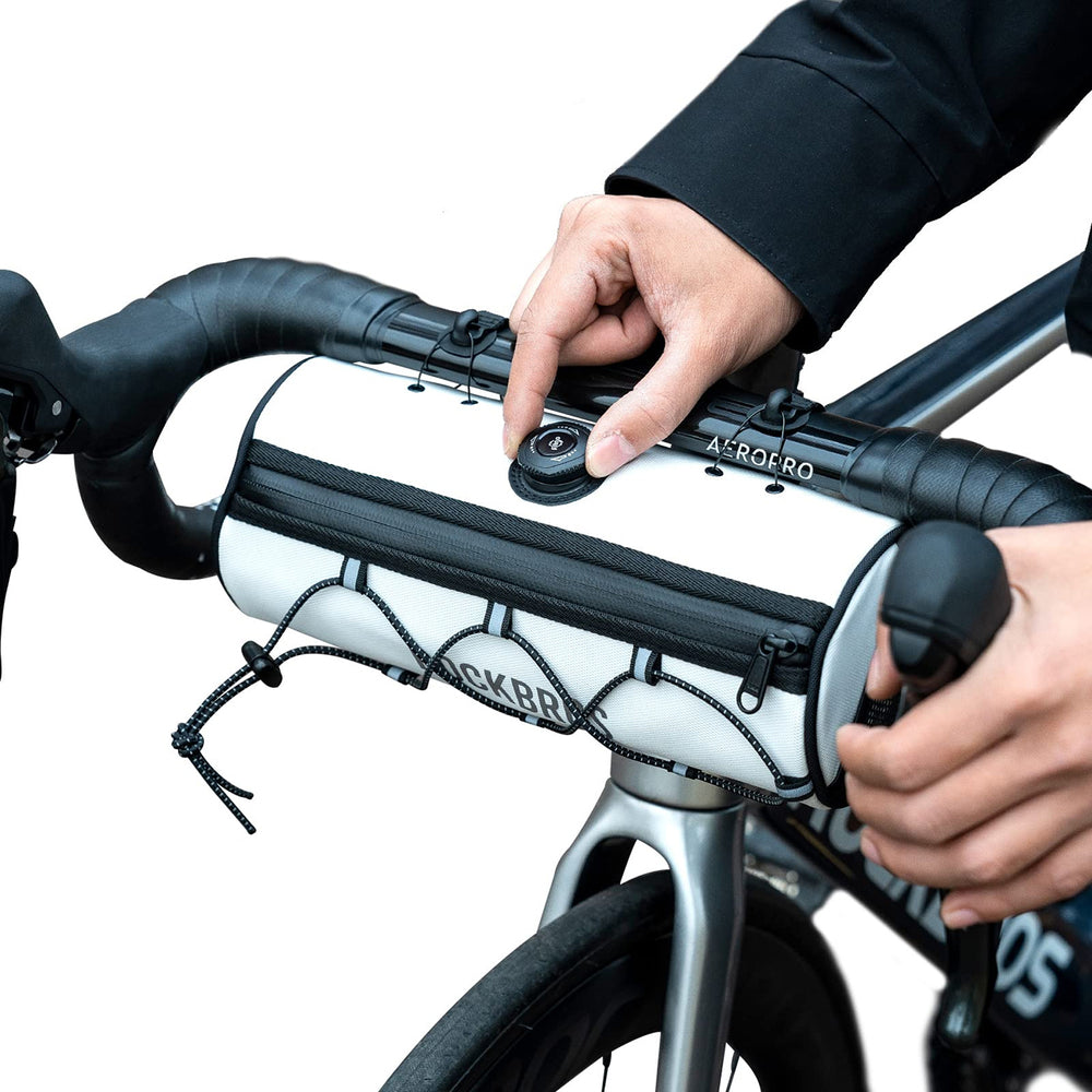Rockbros TL002 ROAD TO SKY 1.5L Waterproof Handlebar Bike Bag - White_5