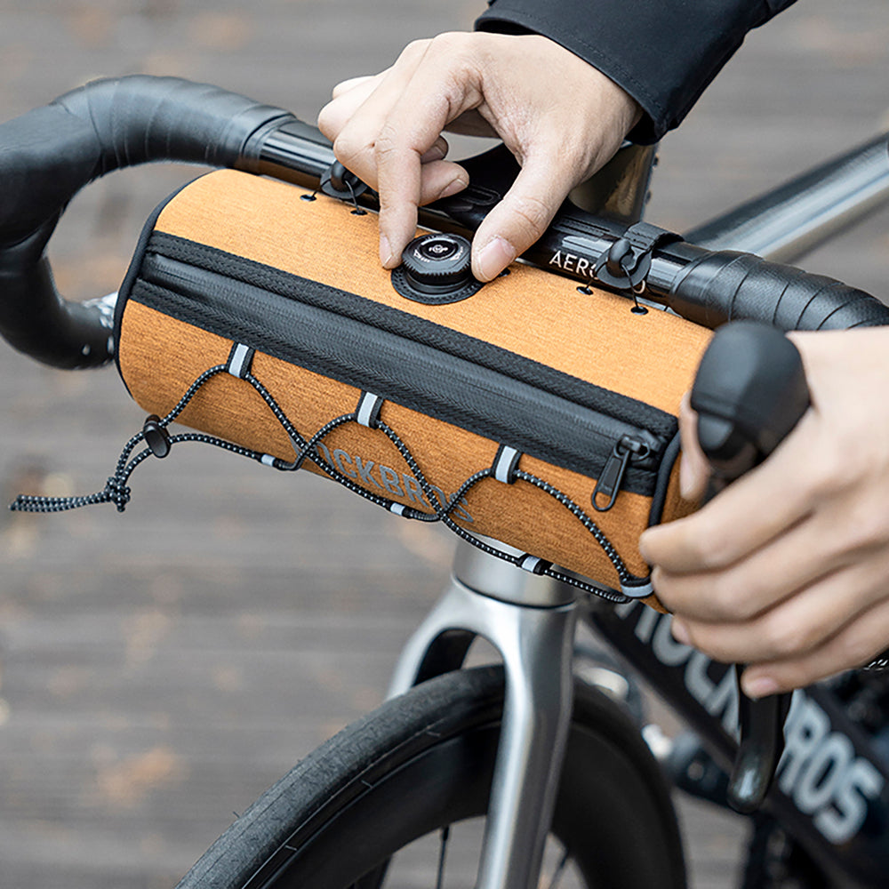 Rockbros TL002 ROAD TO SKY 1.5L Handlebar Bike Bag Waterproof - Orange_6