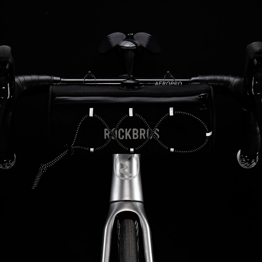 Rockbros TL002 ROAD TO SKY 1.5L Handlebar Bike Bag Waterproof - Black_2